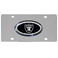 Las Vegas Raiders Steel License Plate, Dome